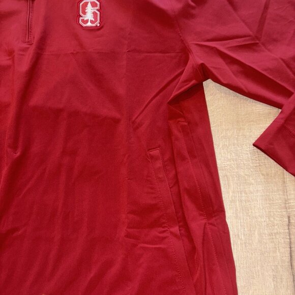 Nike Stanford Cardinal Sideline Coach Nike College 1/2-Zip Hooded Jacket Sz 2XL - Picture 7 of 7